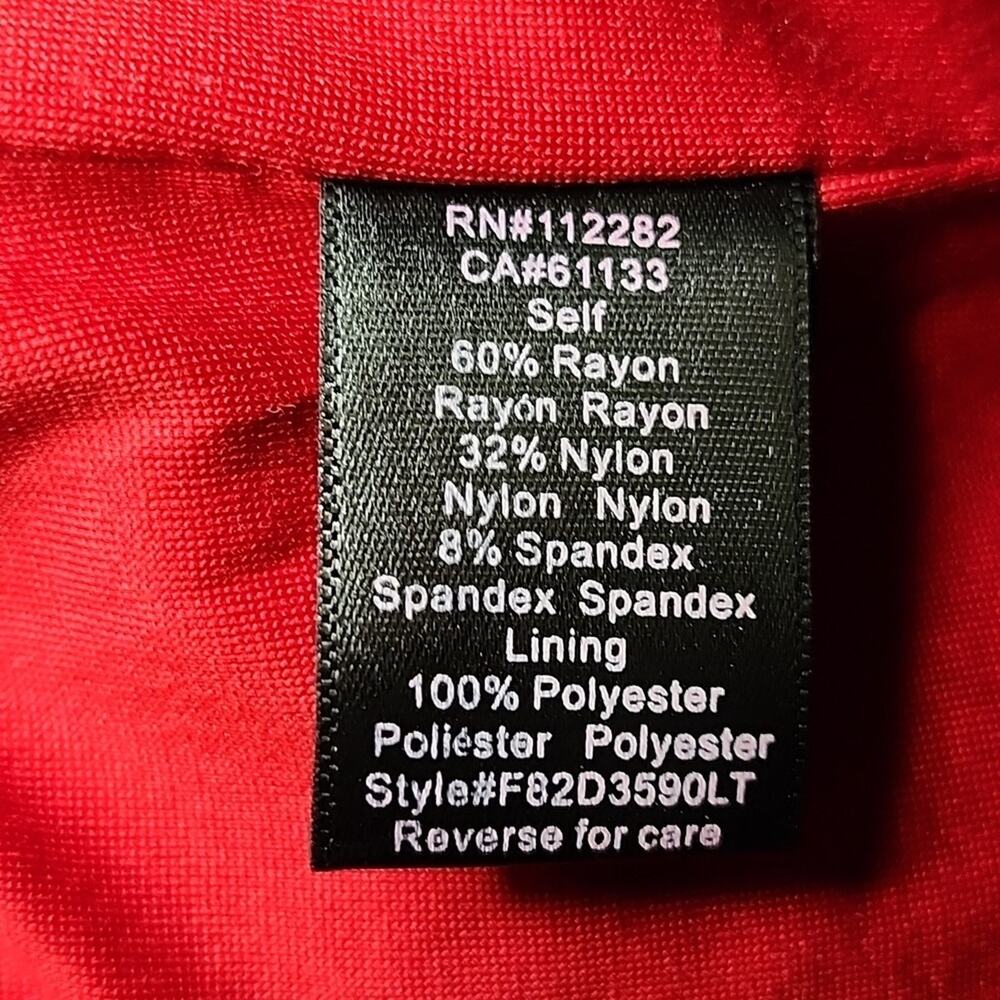 Adelyn Rae Red Dress Size Small - Picture 5 of 10
